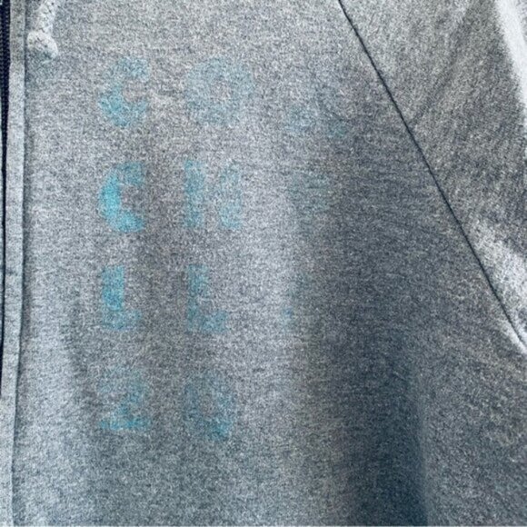 2011 Coachella Festival Sweatshirt Band Hoodie Cotton Mens Medium Gray Full Zip - Picture 4 of 11